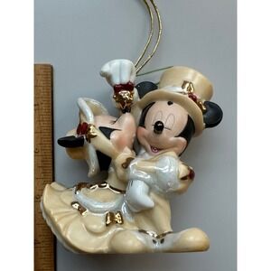 Disney Parks  Mickey & Minnie Mouse "Under the Mistletoe" Christmas Ornament
